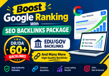 GOOGLE RANKING BOOSTER HIGH-DR EDU/GOV,  PBN,  BLOGPOST & SIDEBAR BACKLINKS And Many More Backlinks