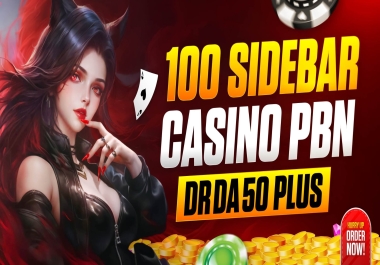 Buy 2 get 1 Free 100 Sidebar/Blogroll PBN DA50+ Casino/ TOTO/ Slot/ TOGEL Links