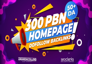 300 Permanent PBN Backlinks DA 70 to 50 Plus Dofollow and Index Domains