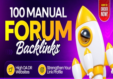 100 Manual Forum Backlinks to Strengthen Your Link Profile