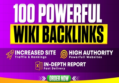 100 Powerful Wiki Backlinks With High Authority Sites
