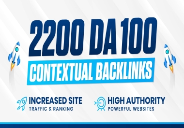 Google Ranking or Refund - Powerfully 2200 SEO Backlinks Package With Faster Google Ranking Formula