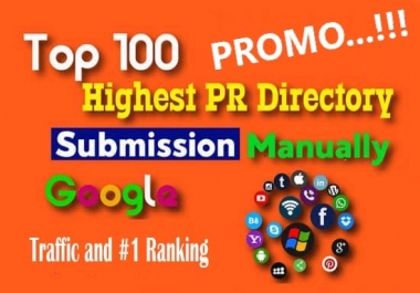 I will submit 100 High Authority Live Directory Submission