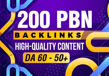 200 HOMEPAGE PBN PERMANENT POST - HIGH DA 50+ DR 60+ POST