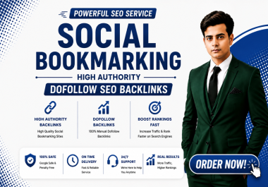 High Authority bookmarks SEO Backlinks to get organic traffic