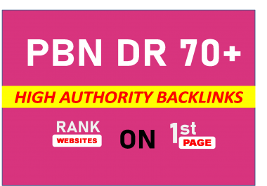 Build 5 Super Powerfull DR 70+ Pbn Links To Rank Website
