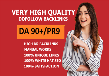 build 20 PR9 Manually All in One High DA 90+ Authority Trust Flow Full SEO backlinks