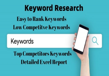 I will do Top Keyword Research for your Website to Rank Fast