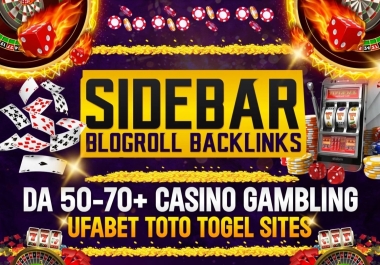 500 Premium DA40 DR70+ Sidebar BloRoll PBN High-Quality Backlinks Unique Domains