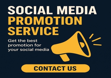 Get Fast delivery soclal media post promotion