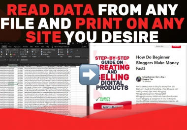 I will web scraping,  data mining,  extraction and data collection