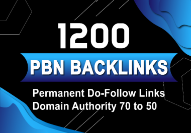 Rank your website with 1200 PBN DA 80 to 50 Backlinks
