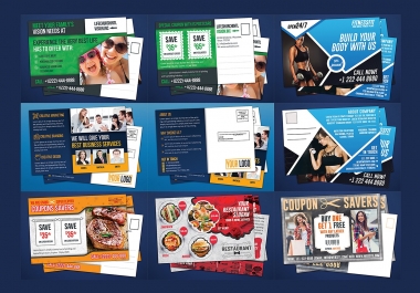 do professional postcard or eddm postcard design in 24 hour