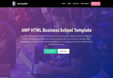 Make Responsive & user friendly website template