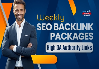 Weekly 1000 Drip Feed SEO Backlink Packages High DA Authority Links