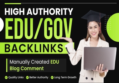 100 Manual EDU GOV Blog Comment Backlinks on Unique Domains + 2000 Mixed Contextual Backlinks