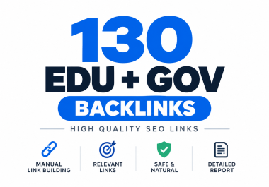 130+ EDU & GOV BACKLINKS MANUAL SEO LINK BUILDING