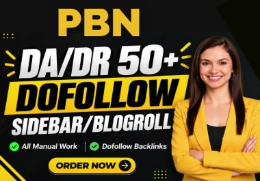 100 Powerful PBN Backlinks DA 50+ DoFollow Homepage S...