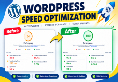 I will do wordpress speed optimization and increase google pagespeed insights