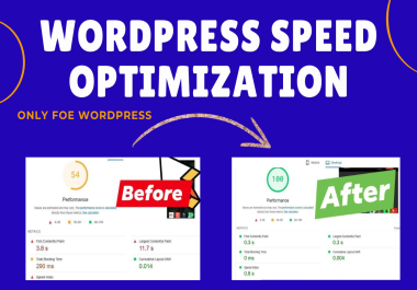 I will do wordpress speed optimization and increase google pagespeed insights