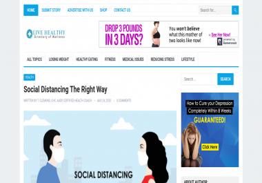 Permanent Guest Post on Livehealthy365. com
