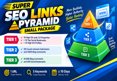 Super SEO Links Pyramid Small Package