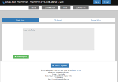 Link Protector Or URL Protector Script
