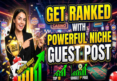 High DA SEO backlinks service for Gambling,  Poker,  Judi,  betting,  Thai,  Indo,  Korean sites