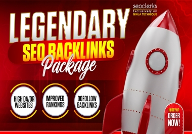 Next level legendary seo backlinks package dr50upto link building