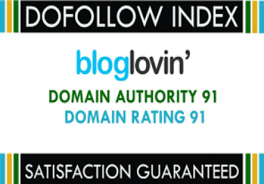publish Guest Post on bloglovin. com DA 93 and PA 74