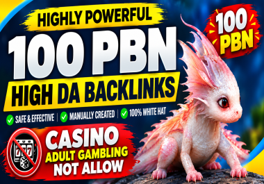 I Will Build 100 Powerful PBN Backlinks with High DA for SEO & Rankings