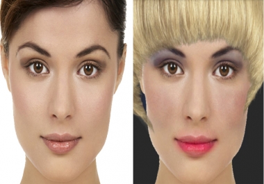 I AM ABLE TO CHANGE YOUR HAIRSTYLE,  ADD MAKEUP,  TATTOOS OR JEWELRY TO PHOTO&rsquo s YOU SUPPLY