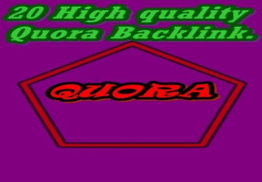 Get Traffic with high quality quora answer.