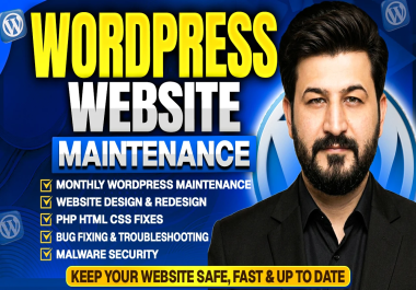 Wordpress website maintenance and wordpress support or help