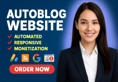Create an automated autoblog website with SEO and adsense friendly design