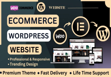 I will create a beautiful design and professional wordpress website lorem ipsum content
