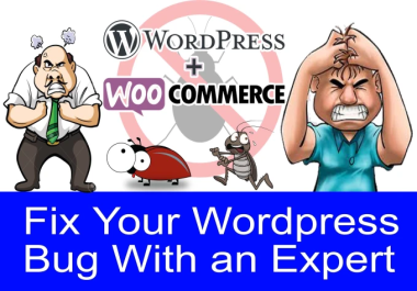 WordPress Woocommerce Fix Issues,  Errors,  Problems 24 hours