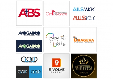 I'll design you an elegant,  textual,  minimal,  business logo
