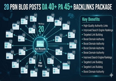 20 PBN Blog Network with niche related articles for casino/adult websites