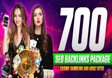 Powerfull 700 Seo Package In Gambling With High Quality Backlink