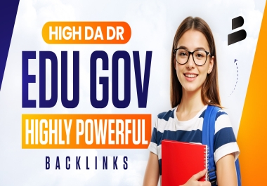 Get 50 EDU & GOV Backlinks from High DA DR Websites to Help Improve Your Search Rankings
