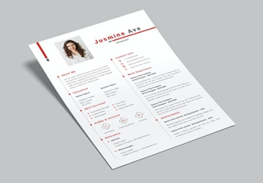 I will Design a Professional Google Docs Resume Template