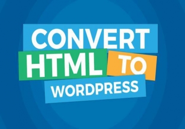 Convert Static Web Site To Wordpress