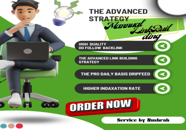 I will rank your website with daily basis manual high quality link building