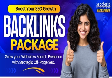 I Will Create a Powerful SEO Backlinks Package With High DA Dofollow Links & Social Signals