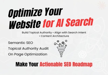 create a semantic SEO topical map to increase topical authority