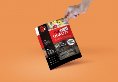 I will design amazing flyer,  brochure or leaflet