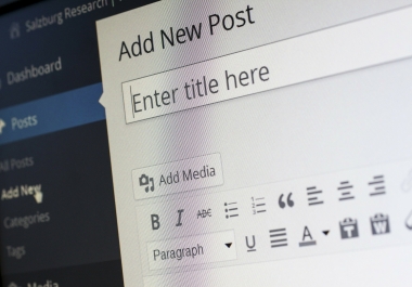 Any Wordpress Job I will do for you