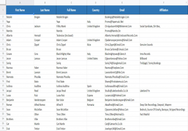 I will deliver over 50,000 emails to djs, blogs, radio stations