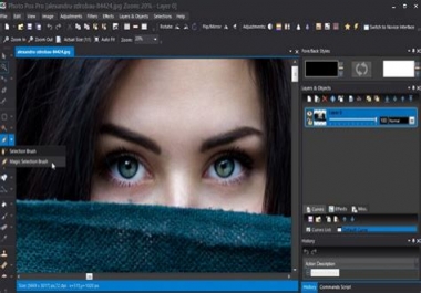 Photo retouch and editor quality enhance